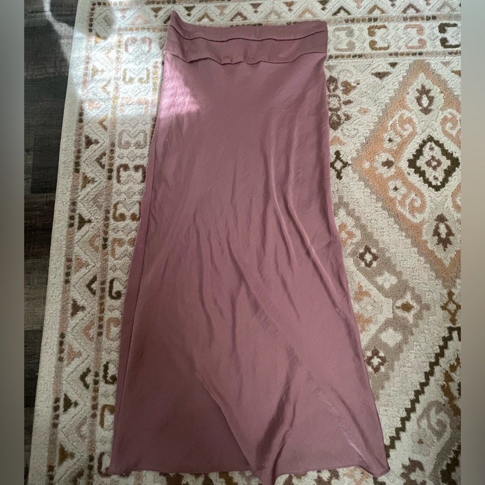 FREE PEOPLE silk skirt